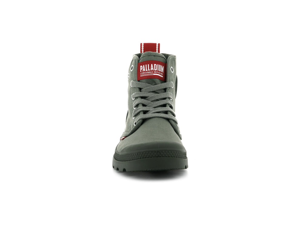 Botas Palladium PAMPA HI DARE Hombre Verde Oliva | Costa Rica-71092